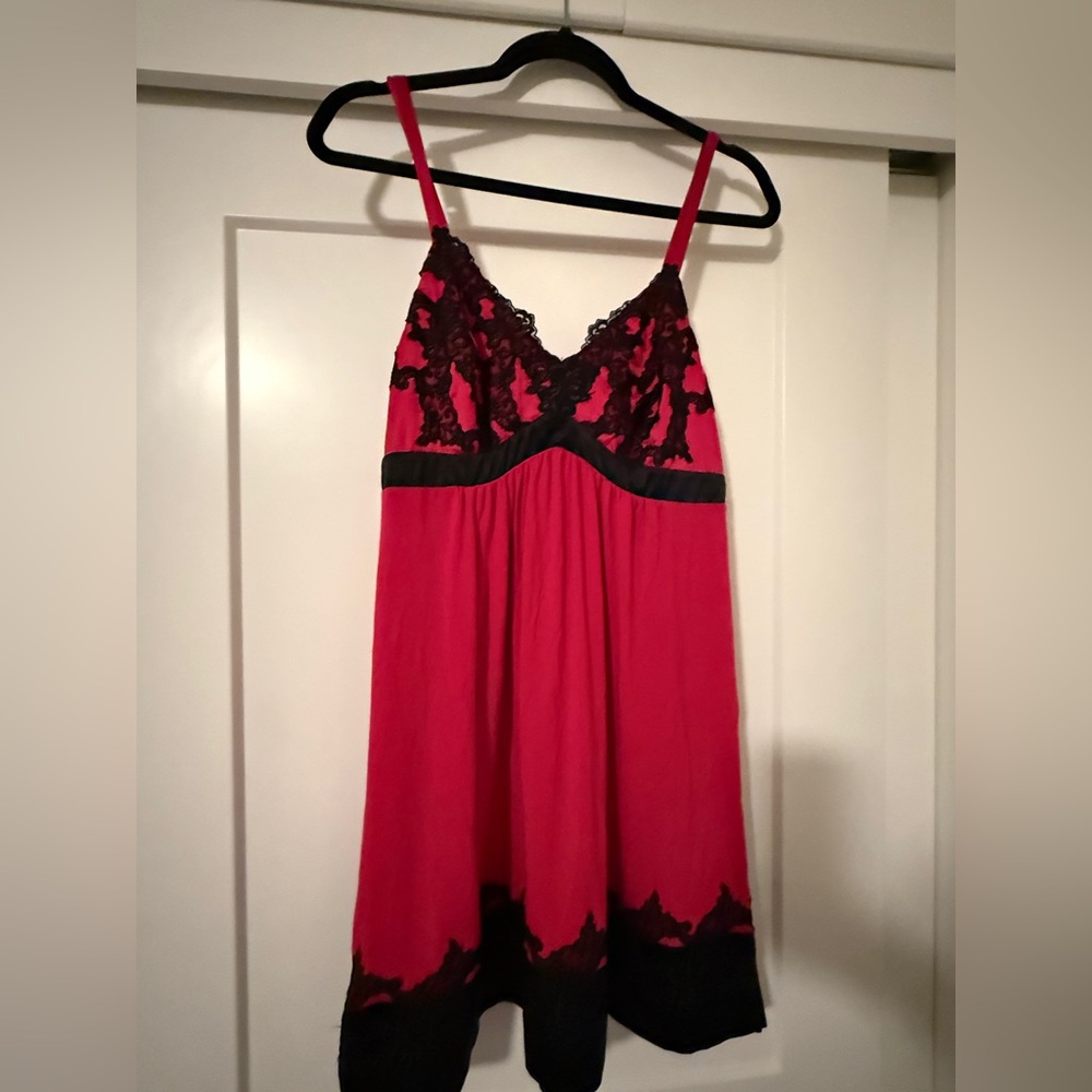 Soma fuscia pink/black lace lingerie